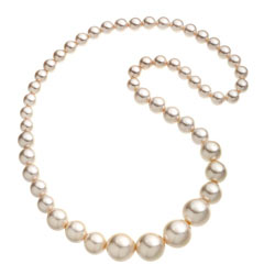 Dorothy Perkins Pearl rope necklace