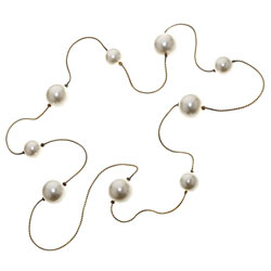 Dorothy Perkins Pearl Station Rope necklace
