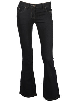 Dorothy Perkins Petite black bootcut jeans