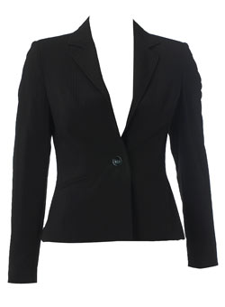 Petite black suit jacket