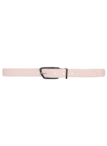 Pink D-buckle jeans belt