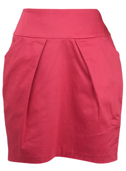 Dorothy Perkins Pink pleat detail tulip skirt