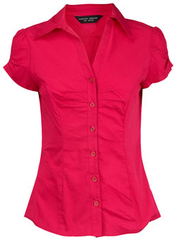 Dorothy Perkins Pink pleat front shirt