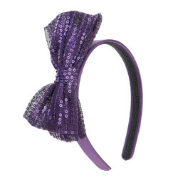 Dorothy Perkins Purple sequin headband