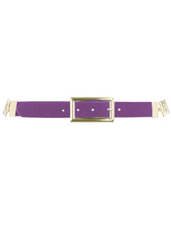 Purple suede vintage belt