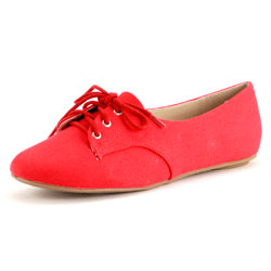 Dorothy Perkins Red canvas jazz pumps