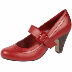 Dorothy Perkins Red patent mix bar shoes