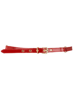 Red skinny hinge waist belt