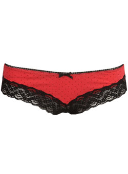 Red spot brazilian shorts