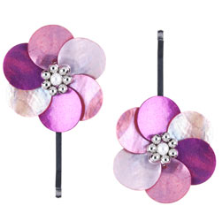 Dorothy Perkins Shell flower clips