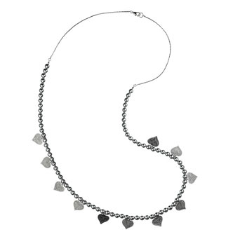 Dorothy Perkins Silver Heart Rope