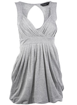 Dorothy Perkins Silver jersey bubble tunic