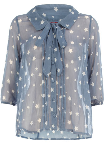 Star print blouse DP50131231