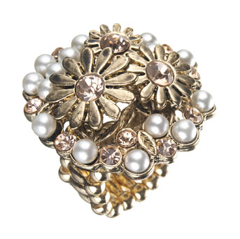 Dorothy Perkins Stretch flower dome ring