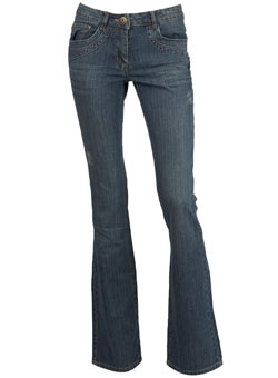 Dorothy Perkins Tall light wash ripped bootcut