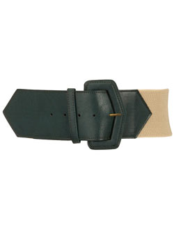 Dorothy Perkins Teal arrow buckle belt