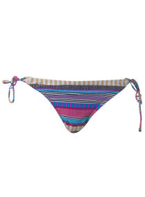 Tribal tie-side bikini bottoms