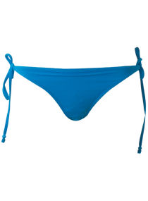 Turquoise tie-side bikini bottoms