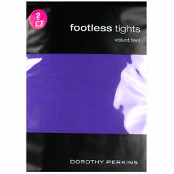 Violet footless tights