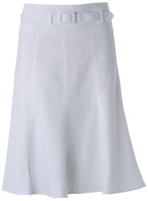 Dorothy Perkins White linen skirt