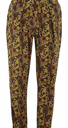 Womens Alice  You Mustard Paisley Trousers-