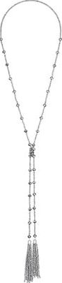 Dorothy Perkins, 1134[^]262015000715160 Womens Beaded Tassel Long Necklace- Grey