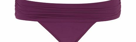 Dorothy Perkins Womens Berry foldover bikini bottoms- Pink