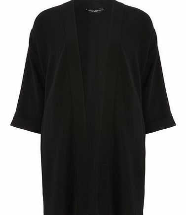 Dorothy Perkins Womens Black Crepe Jacket- Black DP05499301