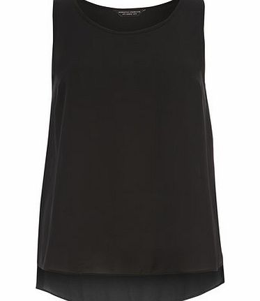 Dorothy Perkins Womens Black High Neck Vest Top- Black DP05485410