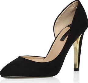 Dorothy Perkins, 1134[^]262015000707560 Womens Black Hili Pointed Court shoes- Black