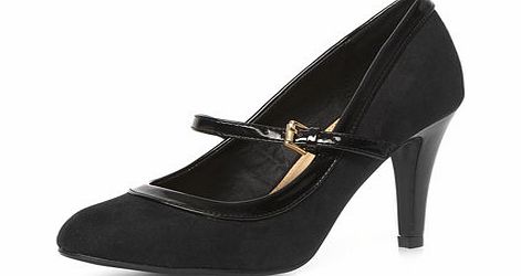 Dorothy Perkins Womens Black Mary-Jane comfort court shoes-