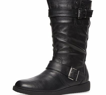 Dorothy Perkins Womens Black mid-calf boots- Black DP22244801