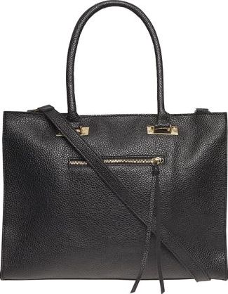 Dorothy Perkins, 1134[^]262015000711763 Womens Black soft square tote bag- Black