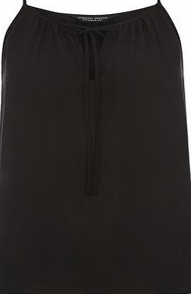 Dorothy Perkins Womens Black Tie Front Cami Top- Black DP05581810