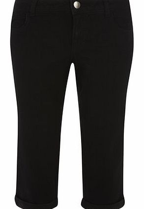 Dorothy Perkins Womens Black Wash Cropped Jeans- Black DP70298001