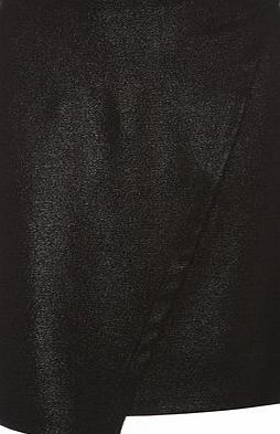 Dorothy Perkins Womens Black Wrap Skirt- Black DP14592910