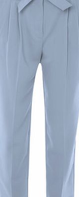 Dorothy Perkins Womens Blue Crepe Peg Trousers- Blue DP66807620
