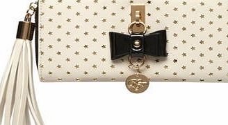 Dorothy Perkins Womens Bone star cut out purse- White DP18417082