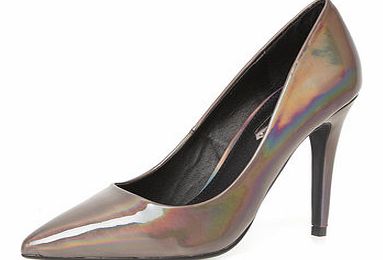 Dorothy Perkins Womens Bronze high pointed court shoes- Bronze