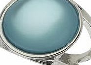 Dorothy Perkins Womens Circle Blue Stone Ring- Pastel Mix