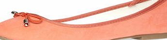 Dorothy Perkins Womens Coral round toe ballet pumps- Coral