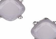 Dorothy Perkins Womens Diamond Blue Stone Studs- Blue DP49815963