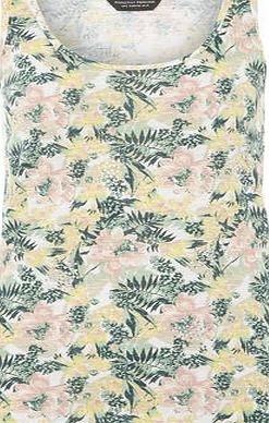 Dorothy Perkins Womens Floral Bird Bling Vest Top- Multi