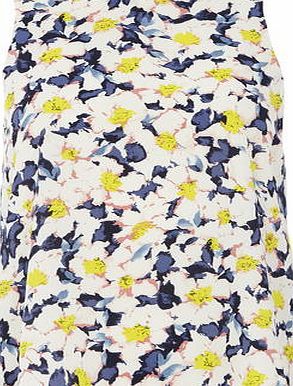 Dorothy Perkins Womens Floral Print V Back Shell Top- Multi