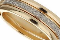 Dorothy Perkins Womens Glitter Stack Ring- Silver DP49815596