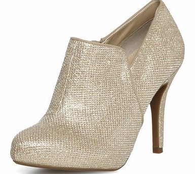 Dorothy Perkins Womens Gold glitter shoe boots- Gold DP22258042