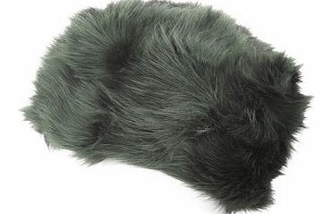 Dorothy Perkins Womens Green Faux Fur Cossack Hat- Green