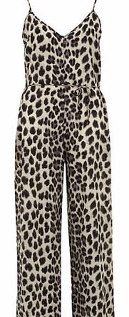 Womens Leopard cami jumpsuit- Leopard DP75100628