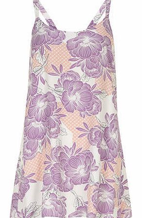 Womens Lola Skye Tropical Print Cami Dress-