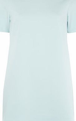 Dorothy Perkins Womens Luxe Duck egg Blue Zip Back Tunic- Blue